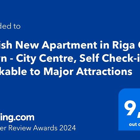Stylish New Apartment In Riga Old Town - City Centre, Self Check-In, Walkable To Major Attractions מראה חיצוני תמונה