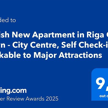 Stylish New Apartment In Riga Old Town - City Centre, Self Check-In, Walkable To Major Attractions מראה חיצוני תמונה